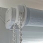 Preview: DUO-Rollo Klemmrollo VARIO inkl. Seitenführung Klemmträger ohne bohren - weiss