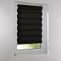 Preview: Duo-Rollo ohne Bohren Doppelrollo mit Seilzug Klemm-Fix für Fenster Tür weiß NEU
