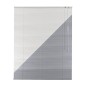 Preview: Alu-Aluminium Jalousie Jalousette Rollo in Farbe weiss oder silber 130 cm Höhe