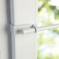 Preview: Klemmfix Klemmstange EasyFix Metall Ø 7/9 mm ausziehbar Scheiben Cafehaus Stange