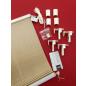 Preview: Plissee Klemmfix ohne Bohren verspannt Easyfix Rollo Faltrollo Jalousie Fenster