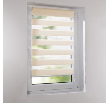 Duo-Rollos Doppelrollos Standard Klemmfix Rollo ohne Bohren Fensterrollo Tür