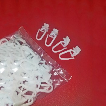X-Gleiter Gleiter für Gardinen und Vorhänge mit Faltenleghaken Schiene 6 mm Nut
