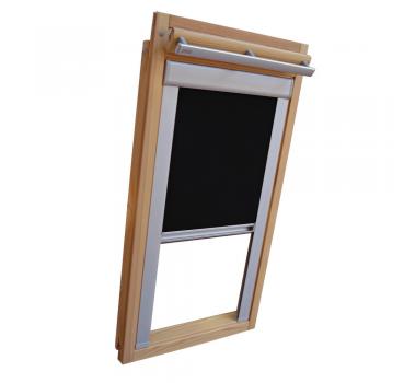 Verdunkelungsrollo Thermo Dachfensterrollo für Velux GGU/GPU/GHU - schwarz