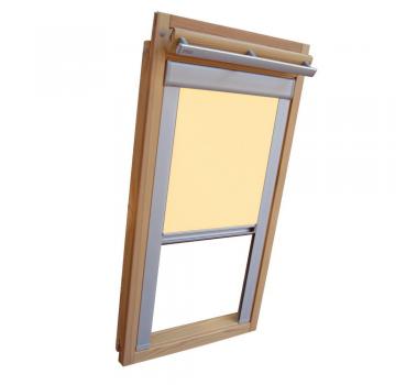 Verdunkelungsrollo Rollo Dachfensterrollo für Velux GGL/GPL/GHL - hellgelb-creme