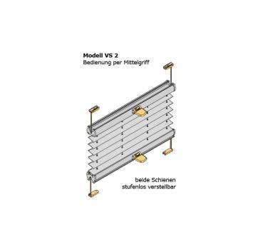 Original Cosiflor Plissee Faltstore Faltrollo auf Maß gefertigt Preisgruppe 2 Crush Perlex