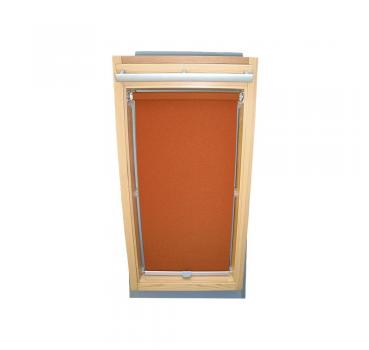 Abdunkelungsrollo Rollo Dachfensterrollo für Velux VU/VL Y/VKU - terracotta