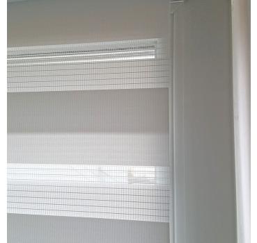 Doppelrollo Duo Rollo Klemmfix ohne Bohren Rollo mit Pendelsicherung anthrazit