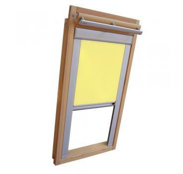 Verdunkelungsrollo Rollo Dachfensterrollo für Velux GGU/GPU/GHU - gelb