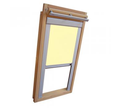 Verdunkelungsrollo Thermo Dachfensterrollo für Velux VL/VF/VT - hellgelb