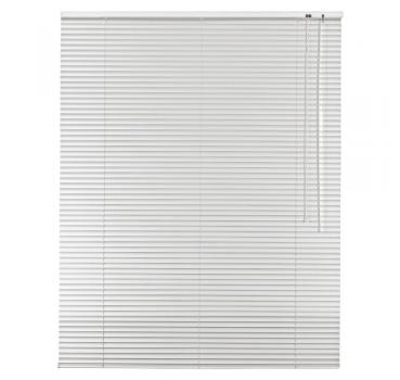 Alu-Aluminium Jalousie Jalousette Rollo in Farbe weiss oder silber 130 cm Höhe