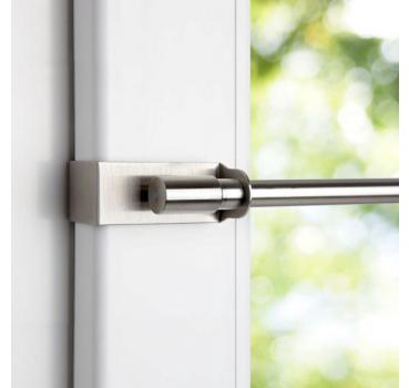 Klemmfix Klemmstange EasyFix Metall Ø 7/9 mm ausziehbar Scheiben Cafehaus Stange