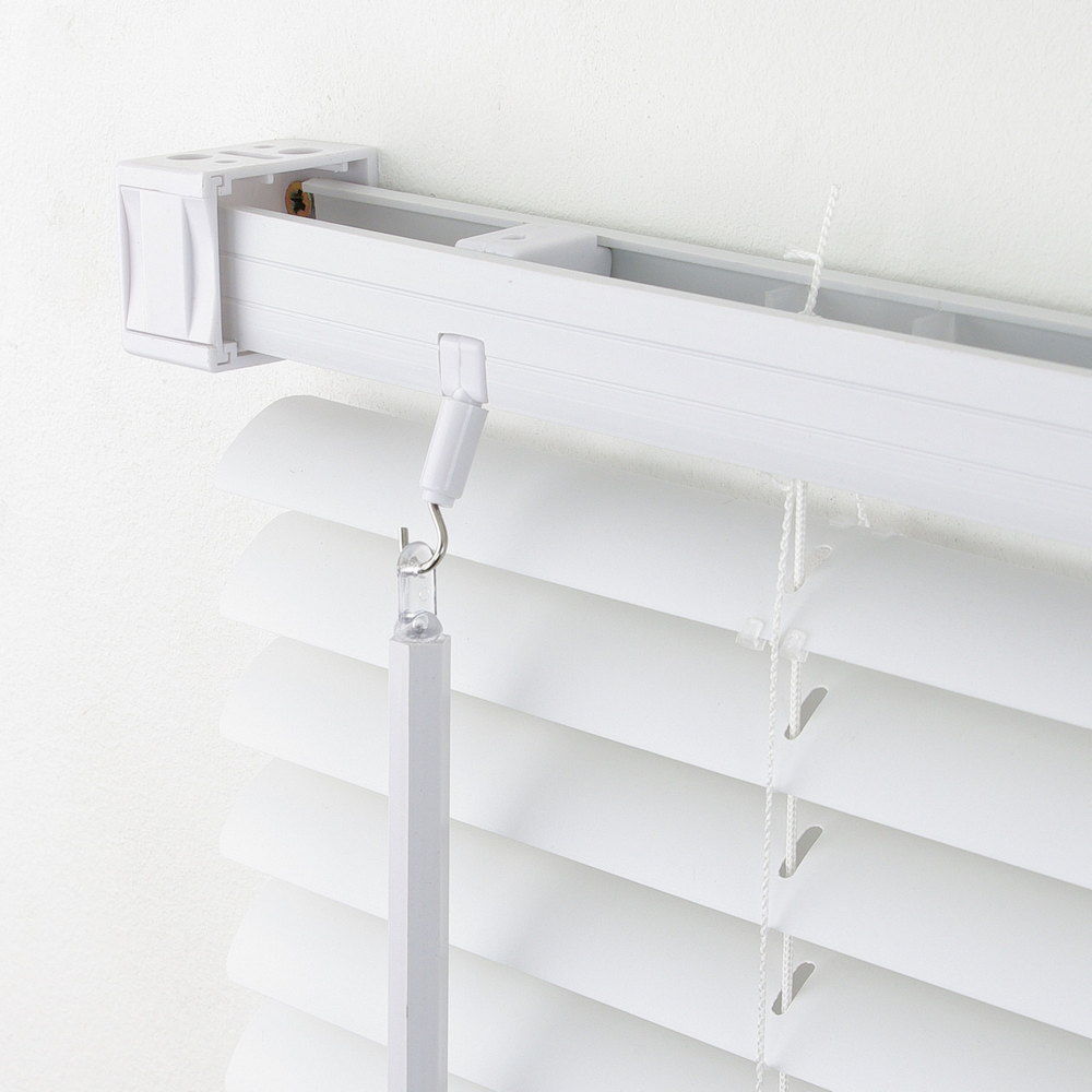Sonnenschutz-HH Kunststoff Jalousie - Jalusie Rollo weiß Fenster PVC ohne mögl. Bohren Jalousette