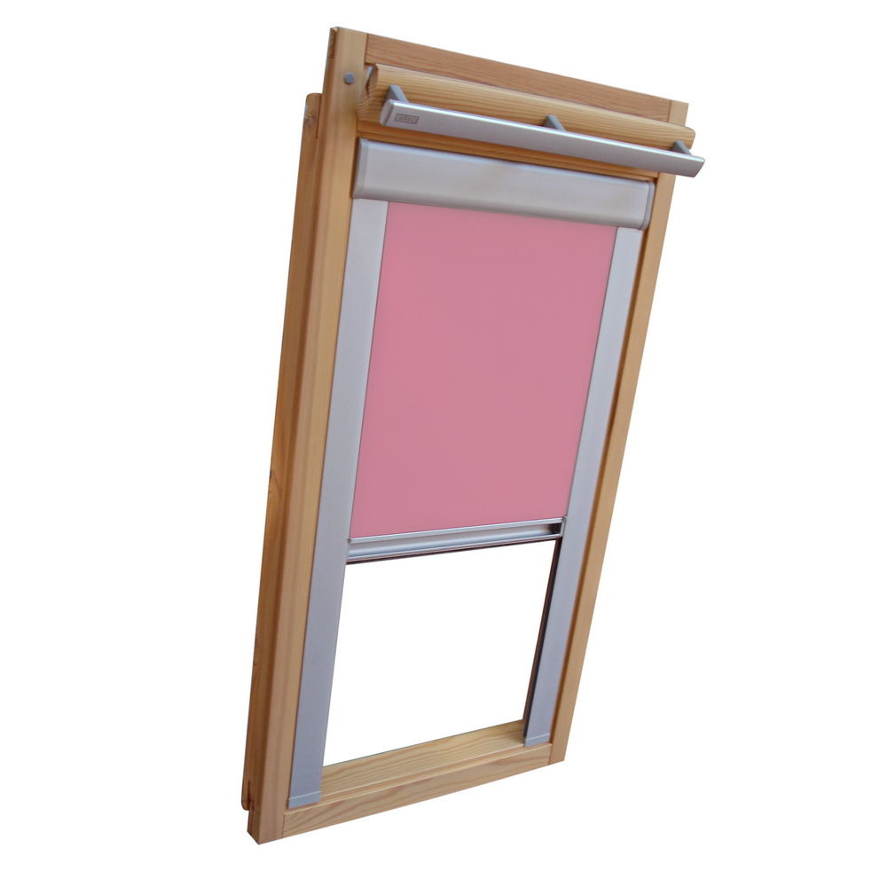 rosa Dachfensterrollo Sichtschutz für Velux Dachfenster GGL/GPL/GHL 