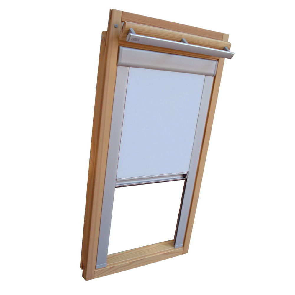 Dachfensterrollo Verdunkelung für Velux Dachfenster VE/VK/VS hellblau 