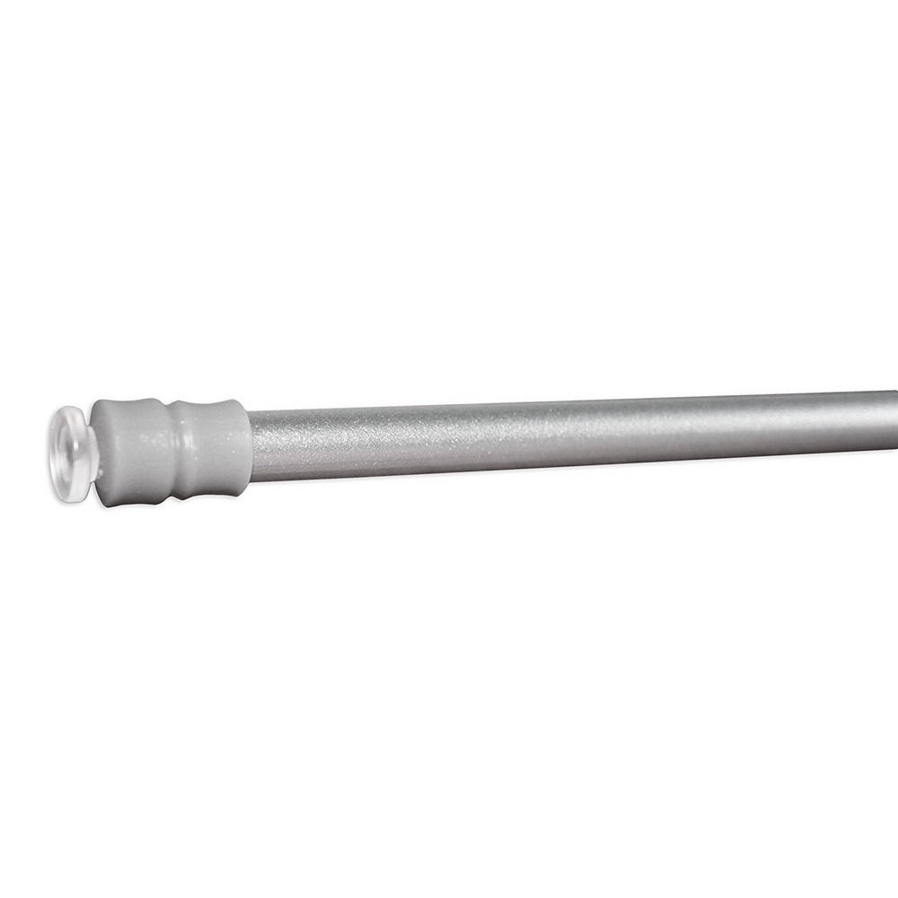 Klemmstange FLEX Ø 6/8 mm Gardinenstange Vitragestange ausdrehbar mit Saugknopf 