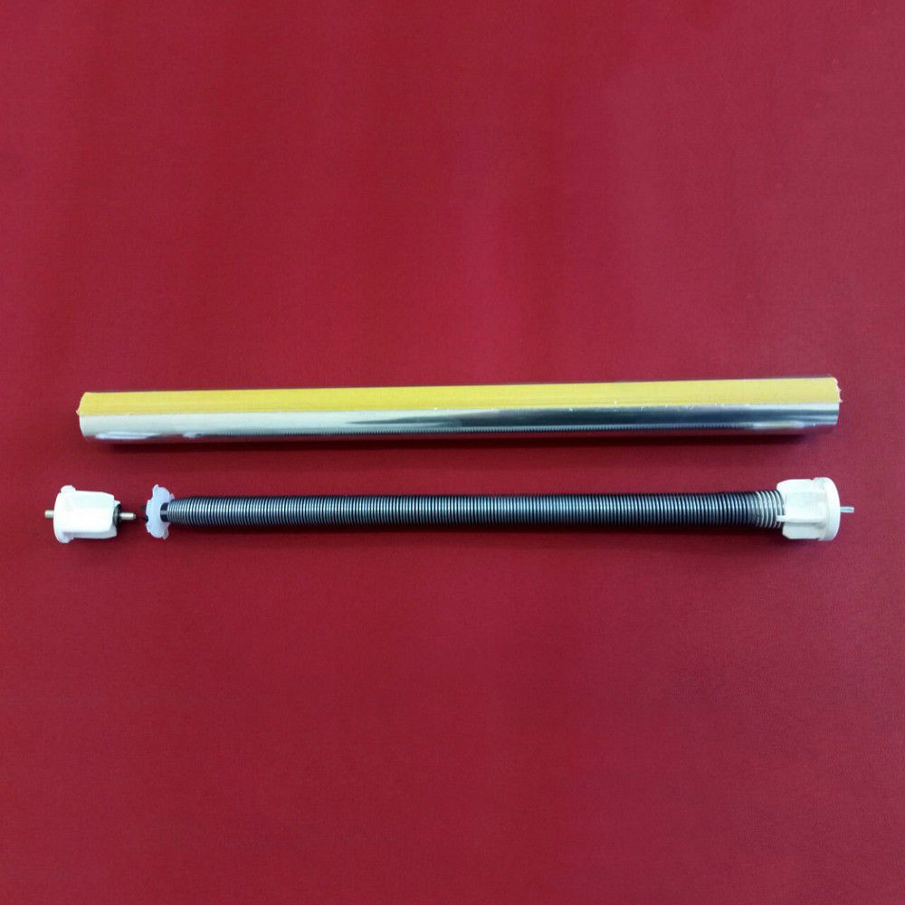 Rollowelle 25 mm inkl. Feder Rollo cm Klebeband 1,5 mit - Mittelzugrollo - kg Sonnenschutz-HH 82