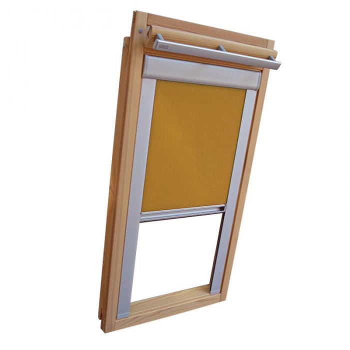 Verdunkelungsrollo Rollo Dachfensterrollo für Velux GGL/GPL/GHL - ocker