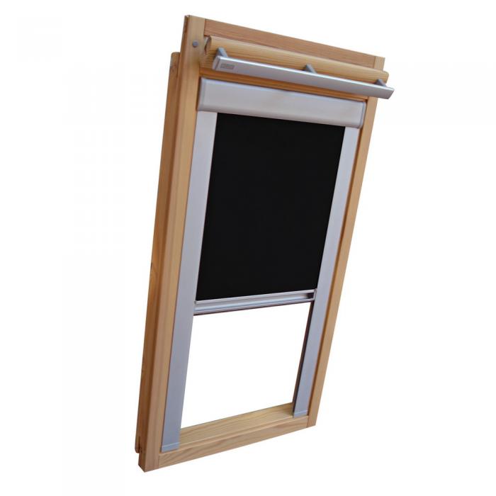 Verdunkelungsrollo Rollo Dachfensterrollo für Velux GGL/GPL/GHL - schwarz