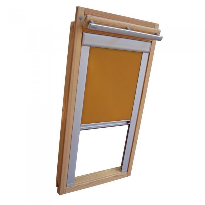 Verdunkelungsrollo Thermo Dachfensterrollo für Velux GGL/GPL/GHL - gelb