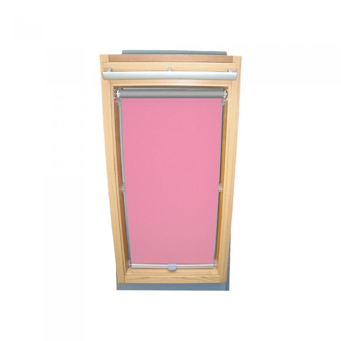 Abdunkelungsrollo Thermo Dachfensterrollo für Velux GGL/GPL/GHL - rosa