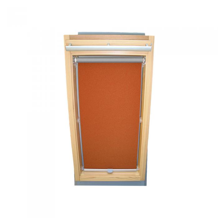 Abdunkelungsrollo Thermo Dachfensterrollo für Velux VL/VF/VT - terracotta