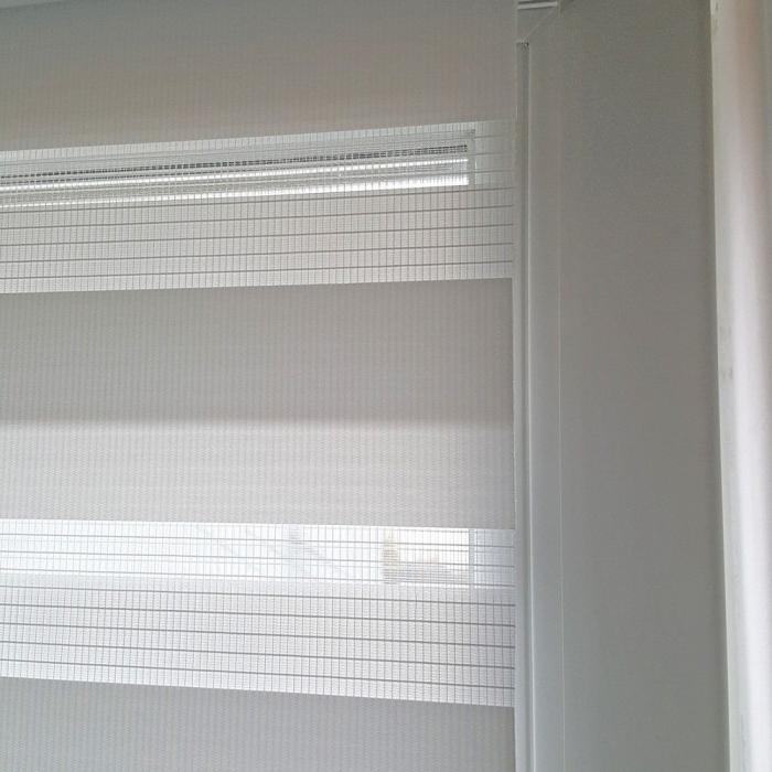 Doppelrollo Duo Rollo Klemmfix ohne Bohren Rollo mit Pendelsicherung anthrazit