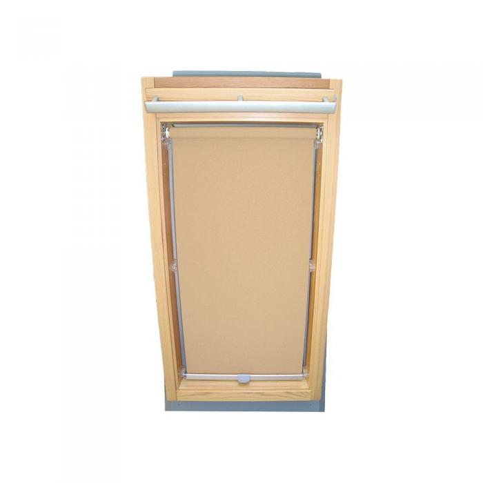 Sichtschutzrollo Rollo Dachfensterrollo für Velux GGU/GPU/GHU - beige-karamell