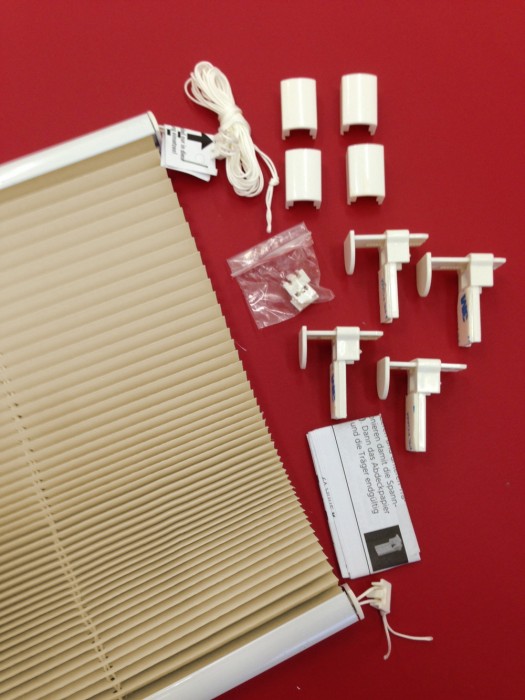 Klemmfix Plissee verspannt Klemmen / ohne Bohren Rollo Jalousie Plisee Standard