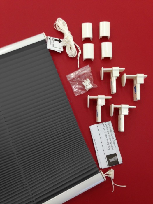 Plissee für Fenster & Tür Faltrollo Klemmfix ohne Bohren Jalousien Rollos Rollo