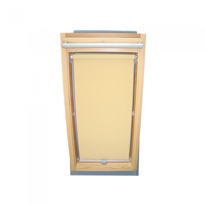 Abdunkelungsrollo Rollo Dachfensterrollo für Velux GGU/GPU/GHU - creme