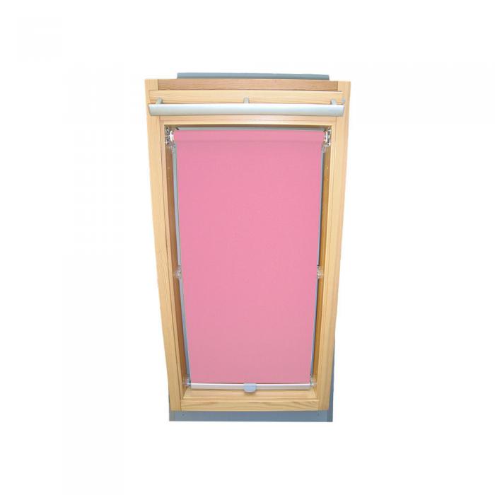 Abdunkelungsrollo Rollo Dachfensterrollo für Velux GGU/GPU/GHU - rosa