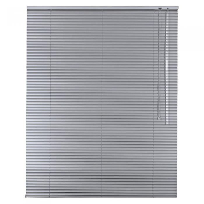 Alu-Aluminium Jalousie Jalousette Rollo in Farbe weiss oder silber 130 cm Höhe