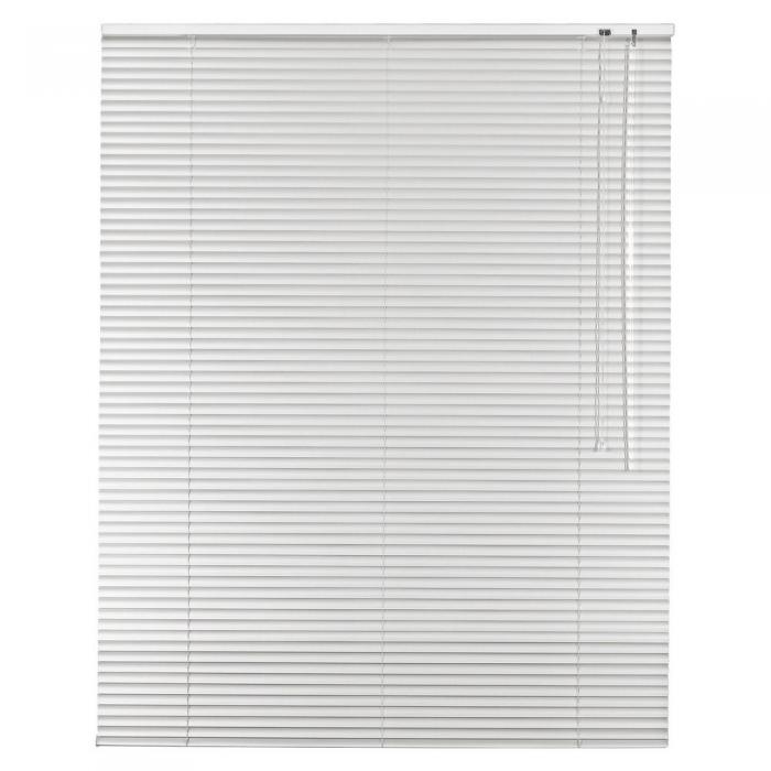 Alu-Aluminium Jalousie Jalousette Rollo in Farbe weiss oder silber 130 cm Höhe