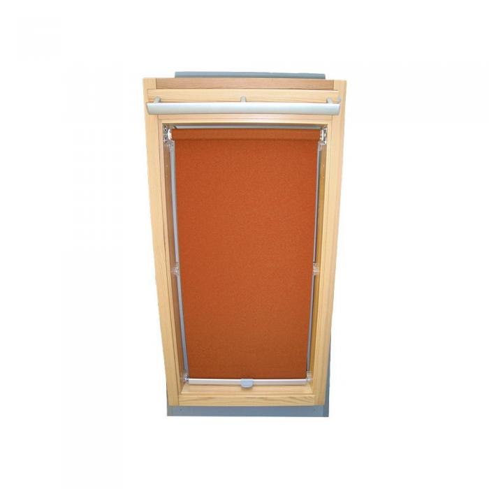 Abdunkelungsrollo Rollo Dachfensterrollo für Velux VE/VK/VS - terracotta