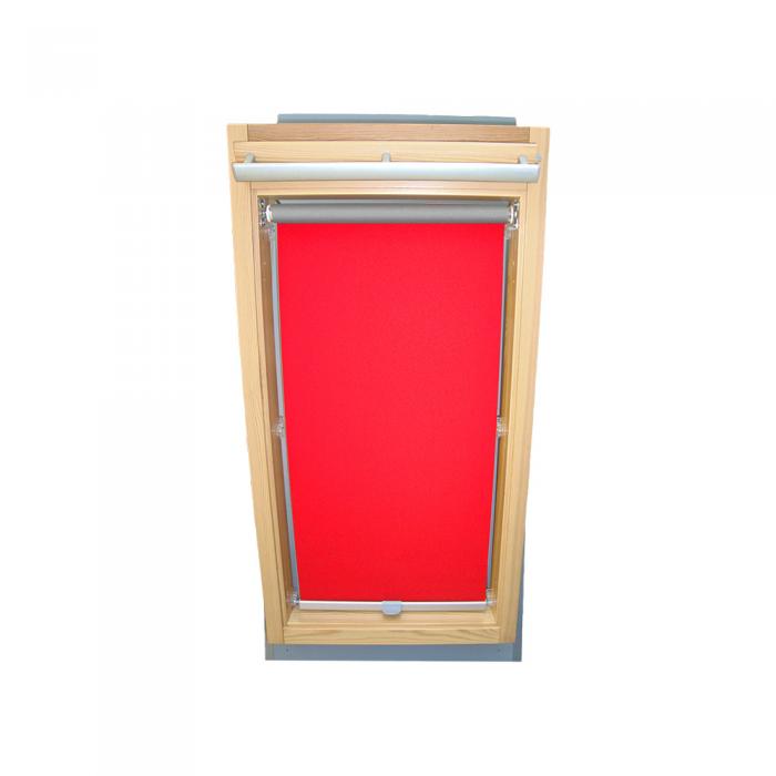 Abdunkelungsrollo Thermo Dachfensterrollo für Velux VL/VF/VT - rot