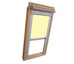 Verdunkelungsrollo Thermo Dachfensterrollo für Velux GGL/GPL/GHL - hellgelb