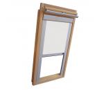 Verdunkelungsrollo Thermo Dachfensterrollo für Velux GGL/GPL/GHL - weiß