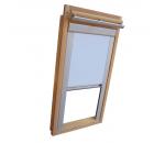 Verdunkelungsrollo Thermo Dachfensterrollo für Velux GGL/GPL/GHL - hellblau