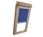 Sichtschutzrollo Schiene Dachfensterrollo für Velux GGL/GPL/GHL - mittelblau