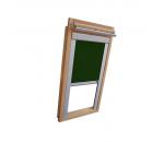 Sichtschutzrollo Schiene Dachfensterrollo für Velux VE/VK/VS - dunkelgrün